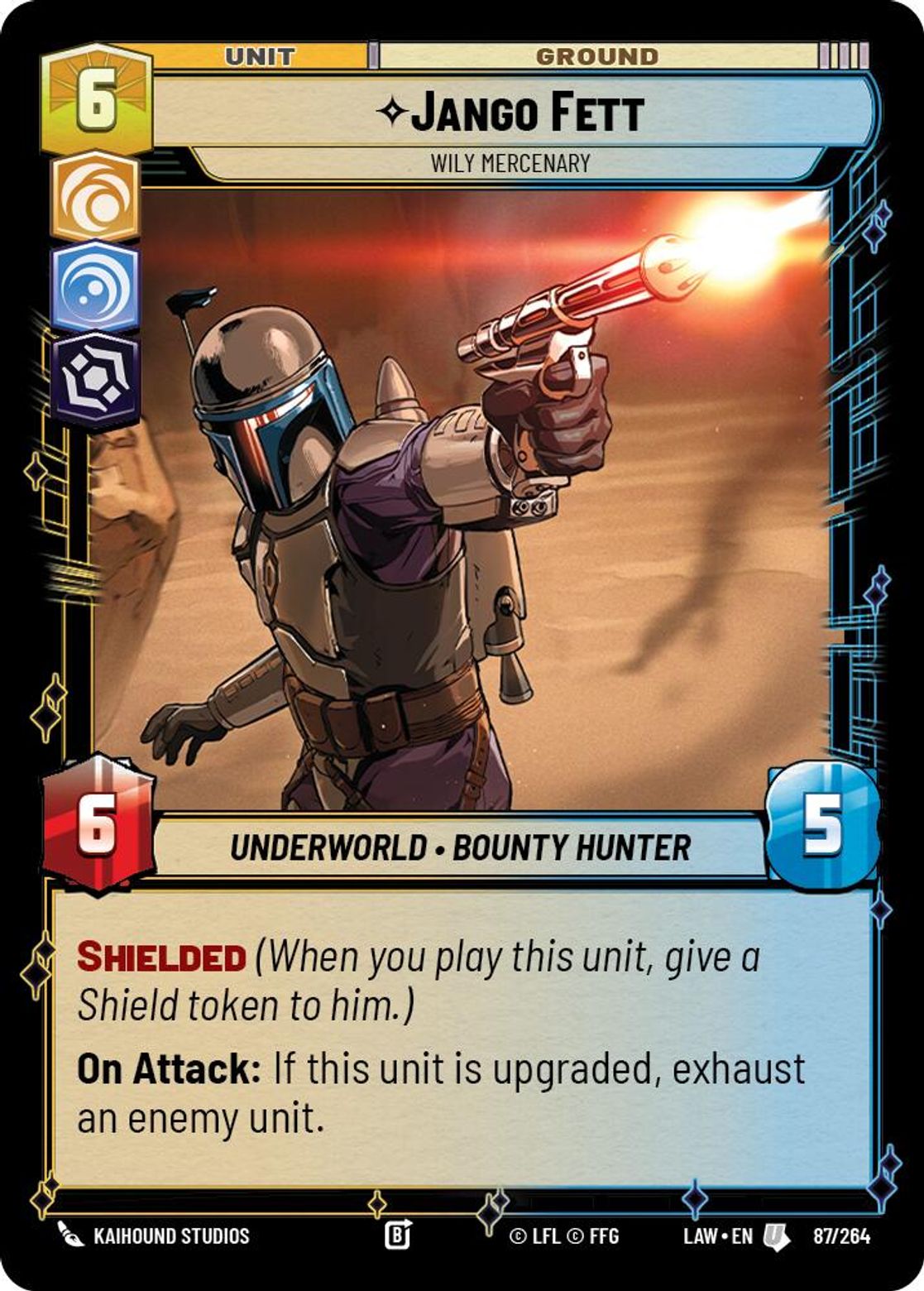 Jango Fett — Wily Mercenary #087/264 from A Lawless Time