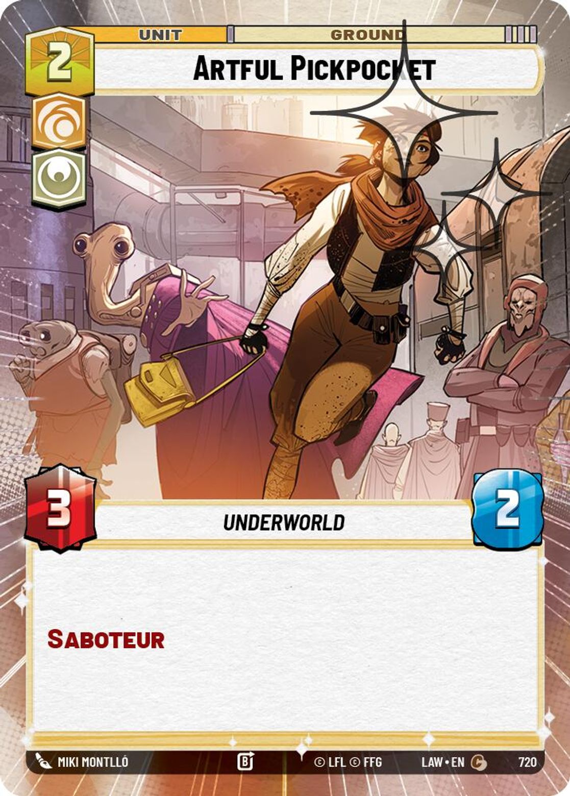 Artful Pickpocket #720/264 from A Lawless Time