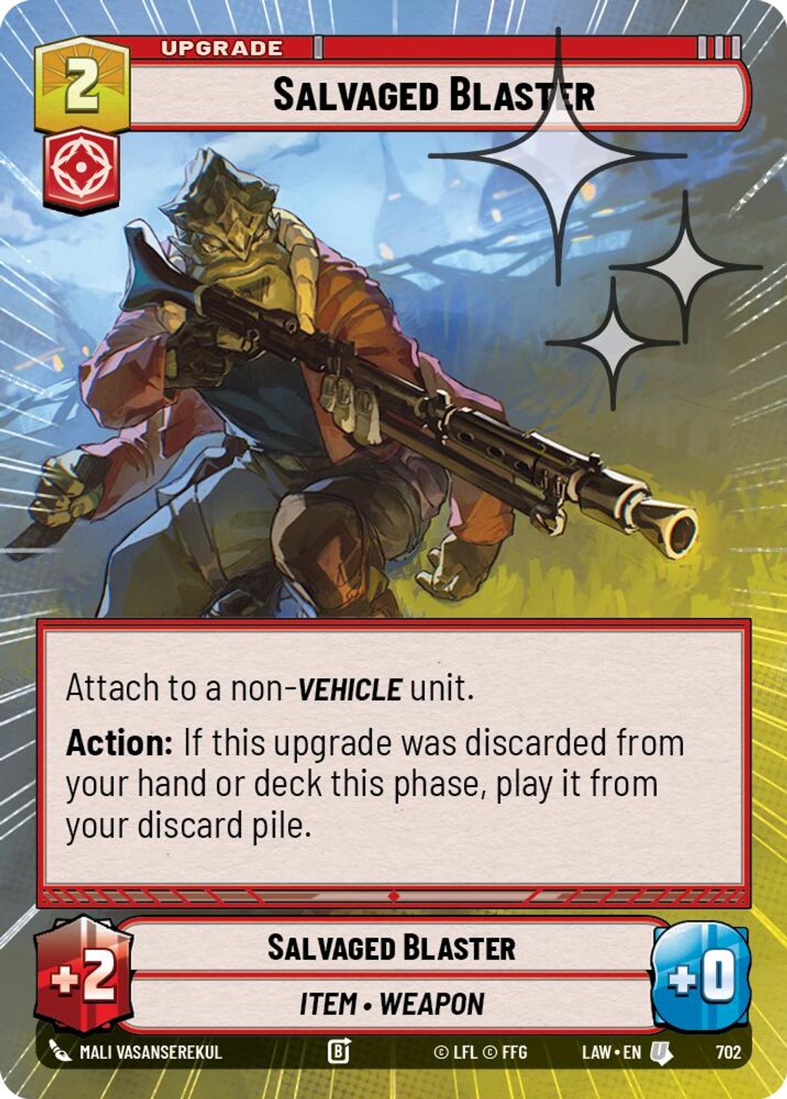 Salvaged Blaster #702/264 from A Lawless Time