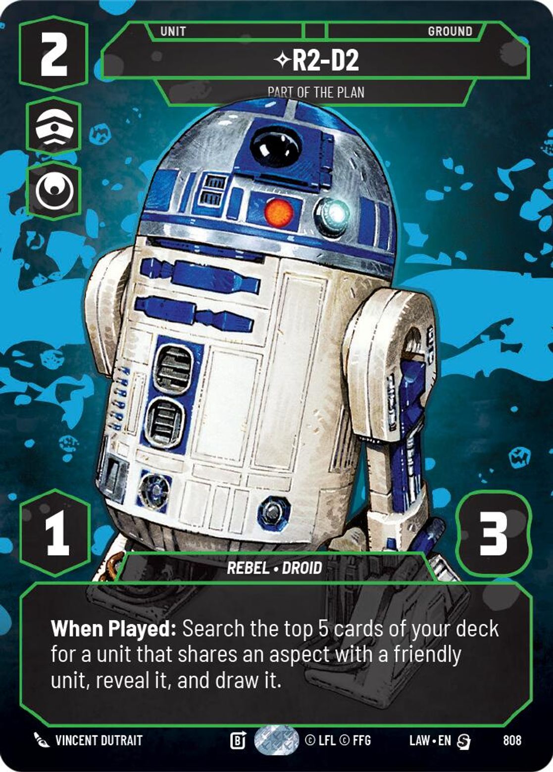 R2-D2 — Part of the Plan #808/264 from A Lawless Time