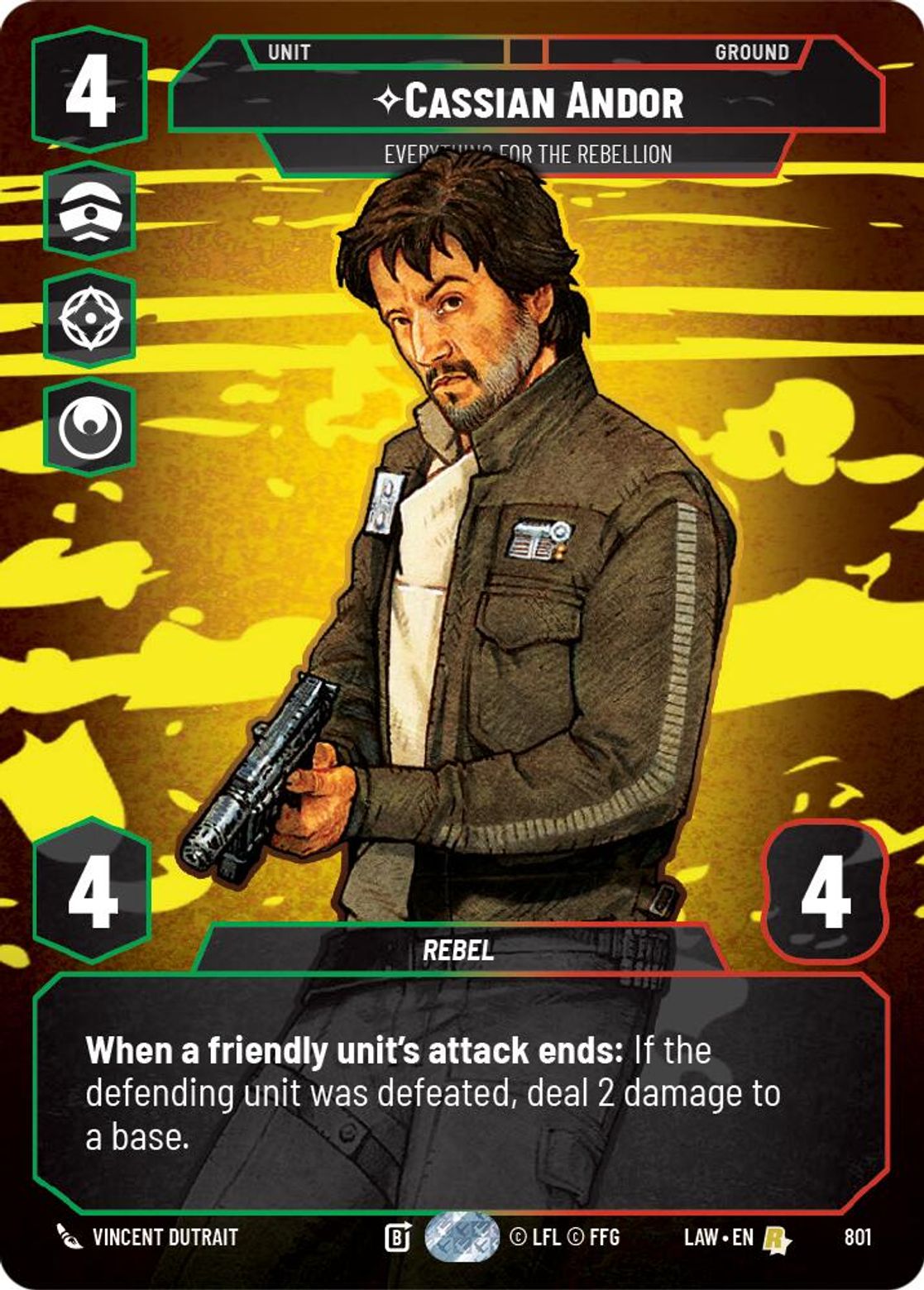 Cassian Andor — Everything for the Rebellion #801/264 from A Lawless Time