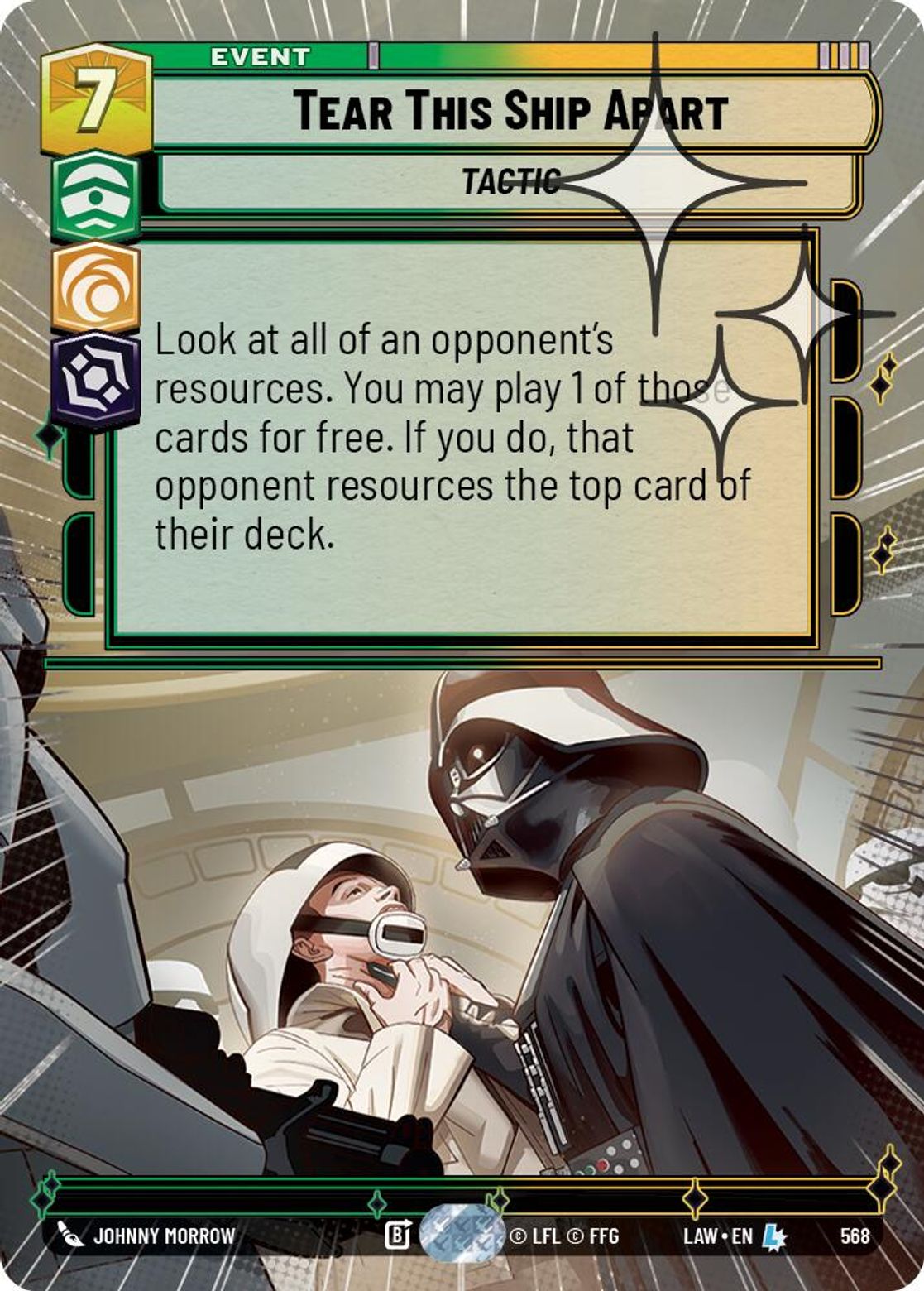 Tear This Ship Apart #568/264 from A Lawless Time