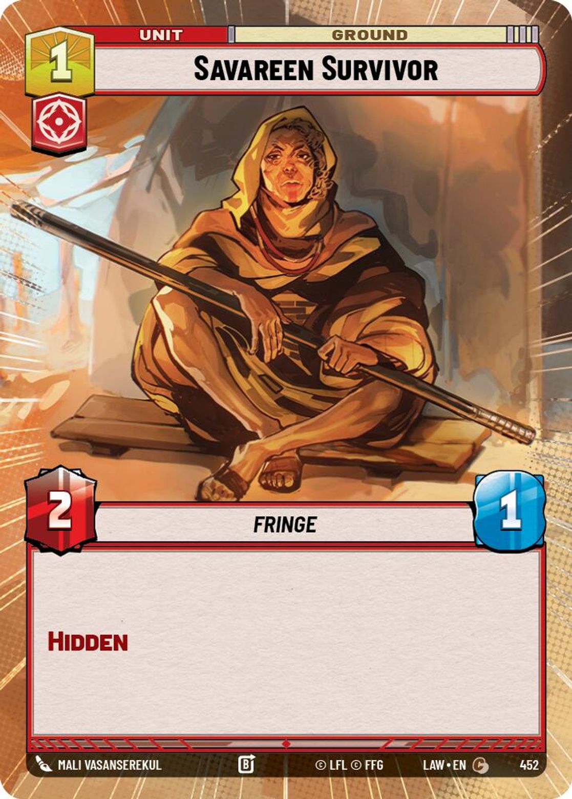 Savareen Survivor #452/264 from A Lawless Time