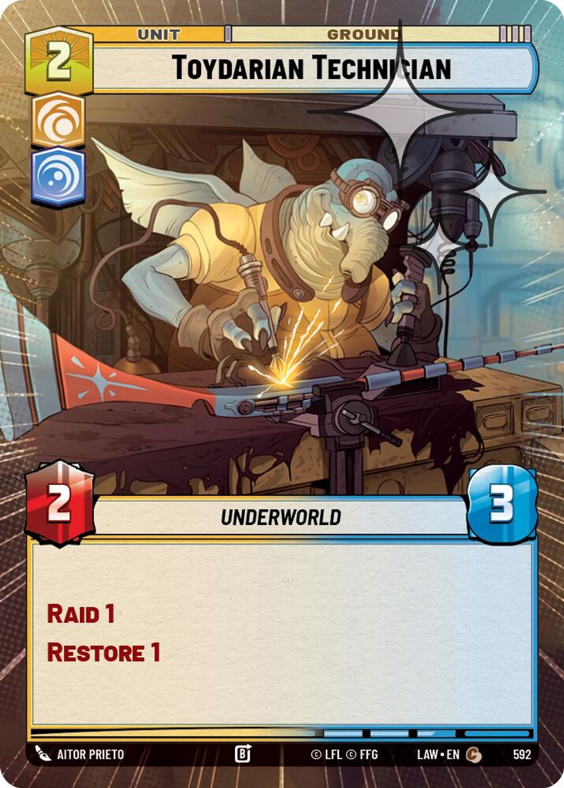 Toydarian Technician #592/264 from A Lawless Time