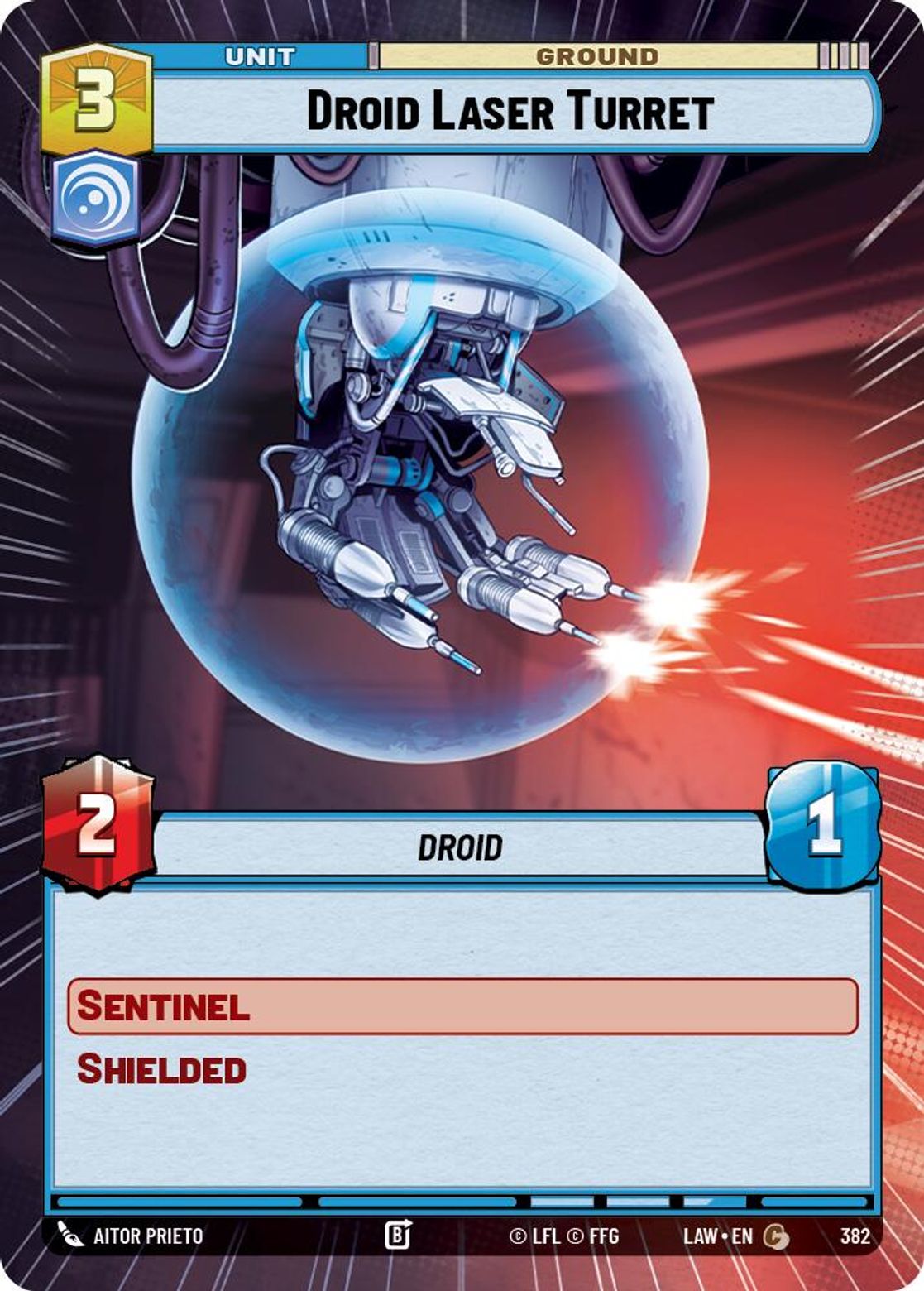 Droid Laser Turret #382/264 from A Lawless Time
