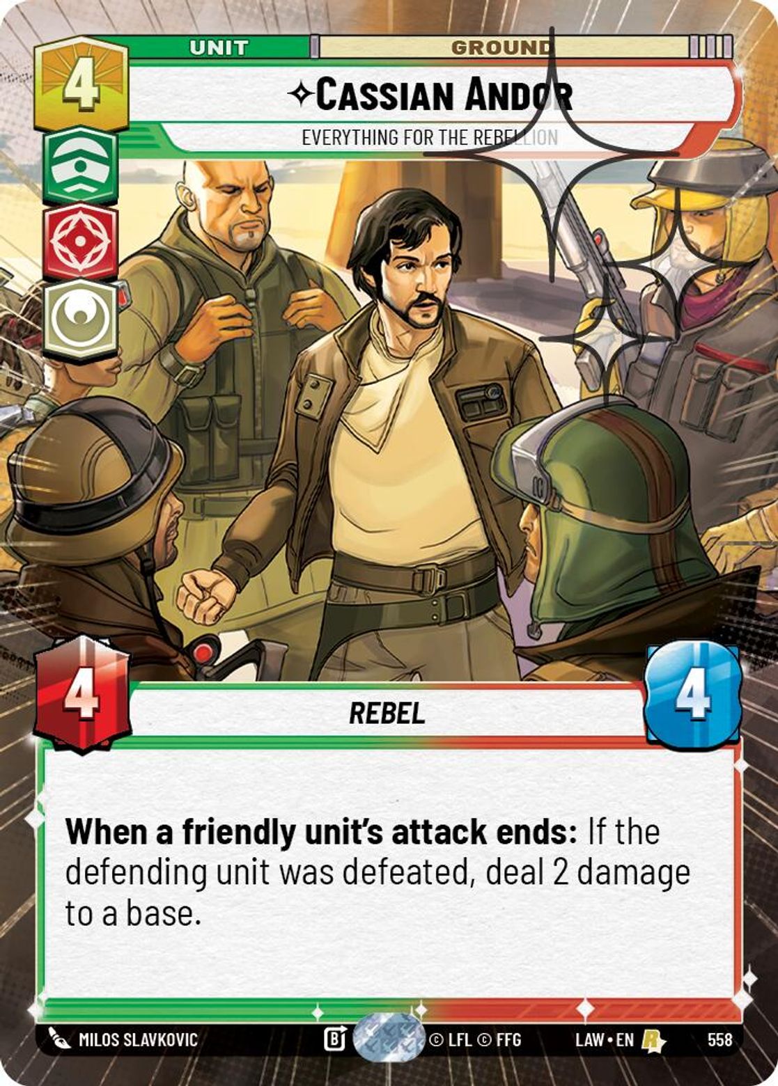 Cassian Andor — Everything for the Rebellion #558/264 from A Lawless Time