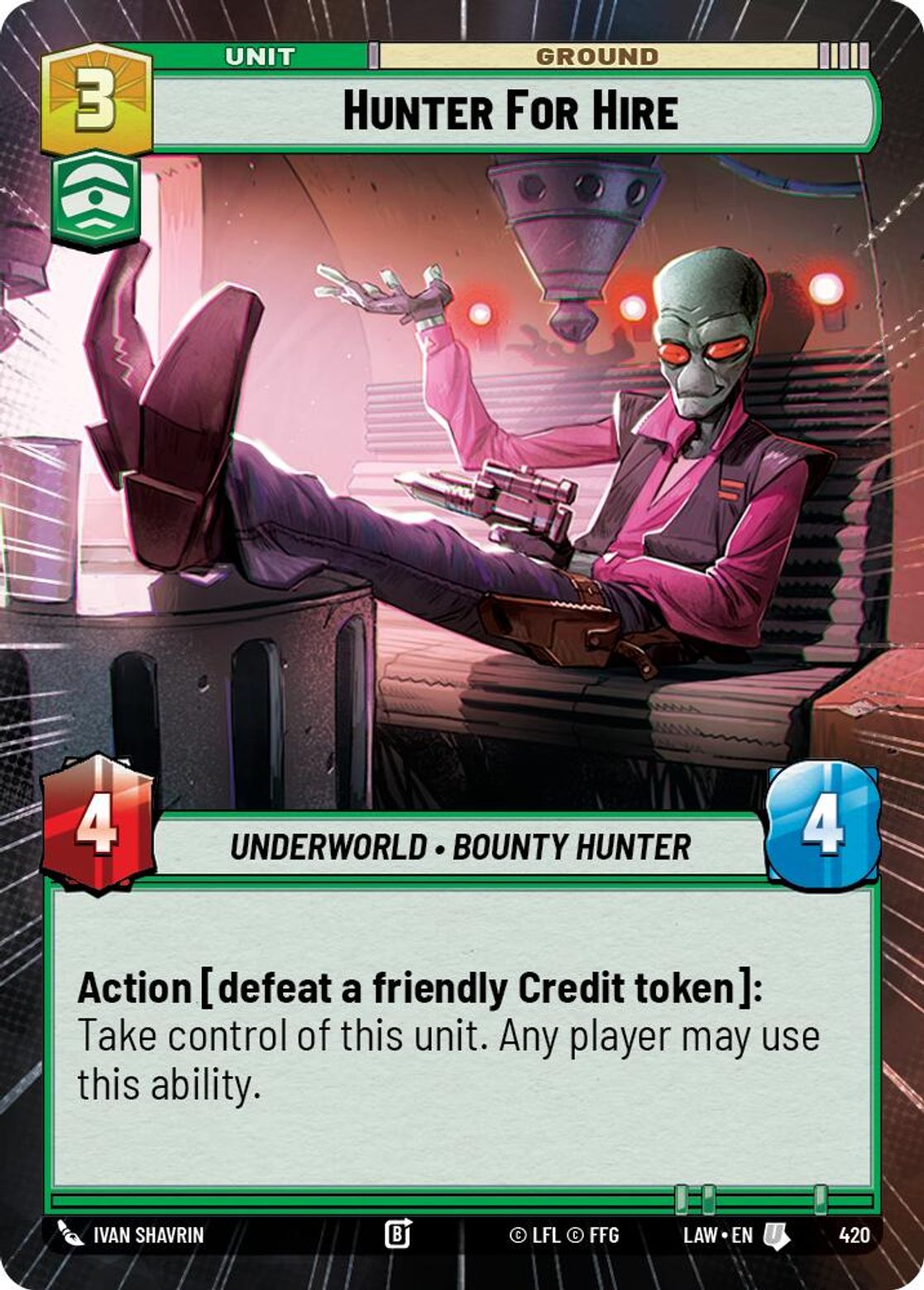 Hunter For Hire #420/264 from A Lawless Time
