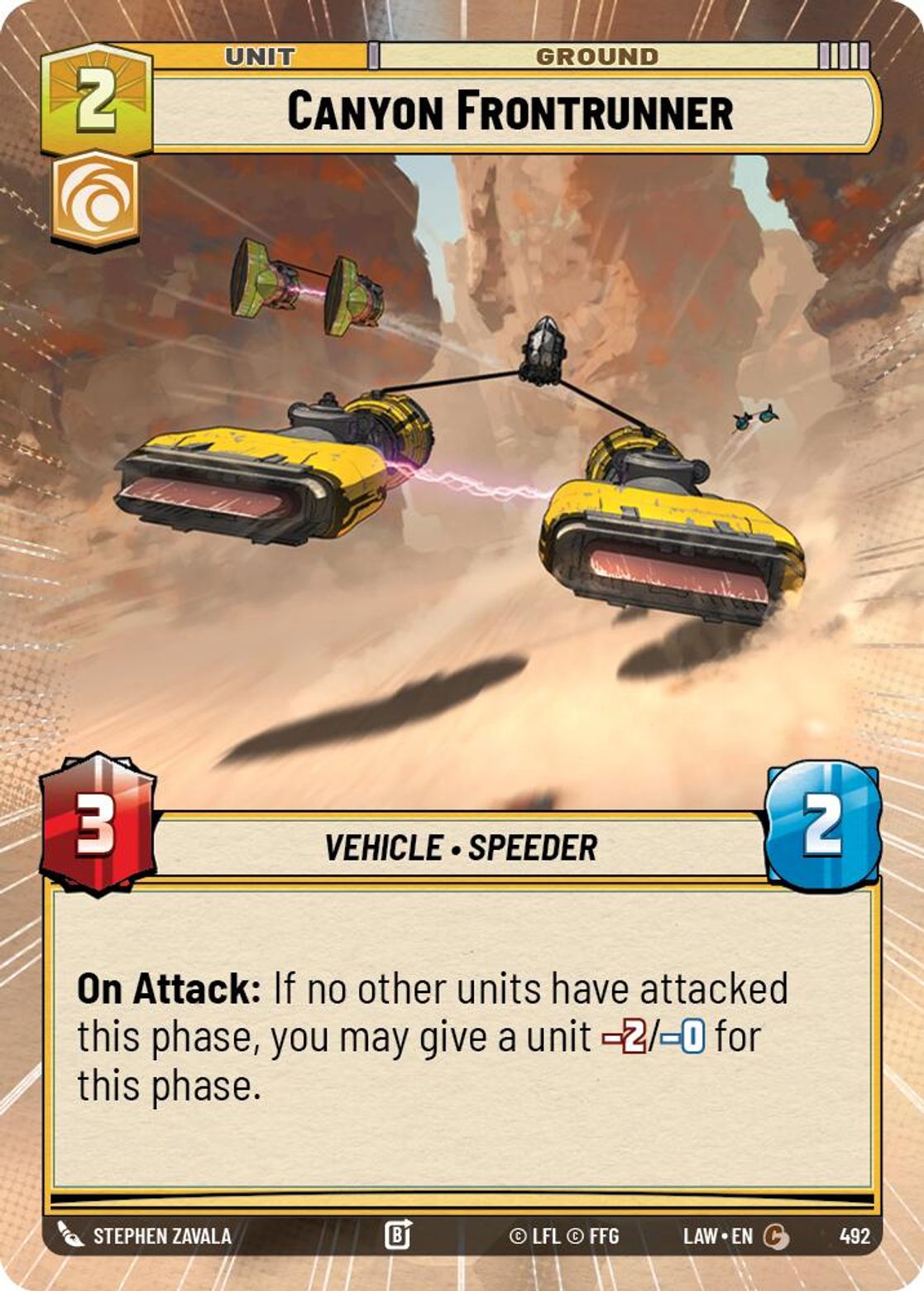 Canyon Frontrunner #492/264 from A Lawless Time