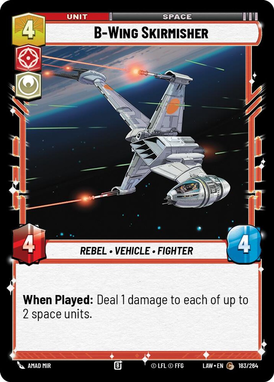 B-Wing Skirmisher #183/264 from A Lawless Time
