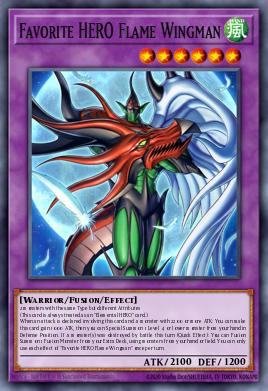 Favorite HERO Flame Wingman #MAMO-EN005 from Magnificent Monsters