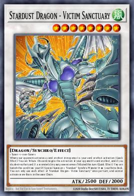 Stardust Dragon - Victim Sanctuary #MAMO-EN007 from Magnificent Monsters