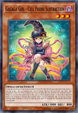 Gagaga Girl - Cell Phone Subtraction #MAMO-EN012 from Magnificent Monsters (Yu-Gi-Oh!)