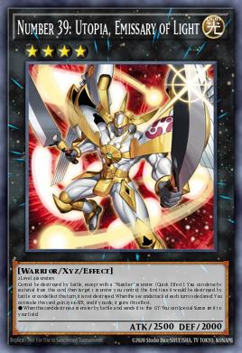 Number 39: Utopia, Emissary of Light #MAMO-EN010 from Magnificent Monsters (Yu-Gi-Oh!)