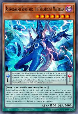 Astrograph Sorcerer, the Starfrost Magician #MAMO-EN015 from Magnificent Monsters
