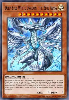 Deep-Eyes White Dragon, the Blue Abyss #MAMS-EN002 from Magnificent Maestros