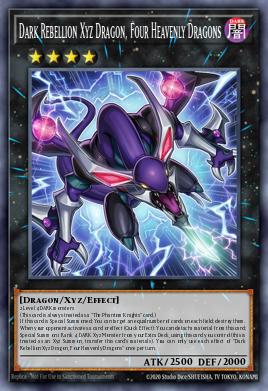 Dark Rebellion Xyz Dragon of the Four Heavenly Dragons #MAMS-EN015 from Magnificent Maestros (Yu-Gi-Oh!)