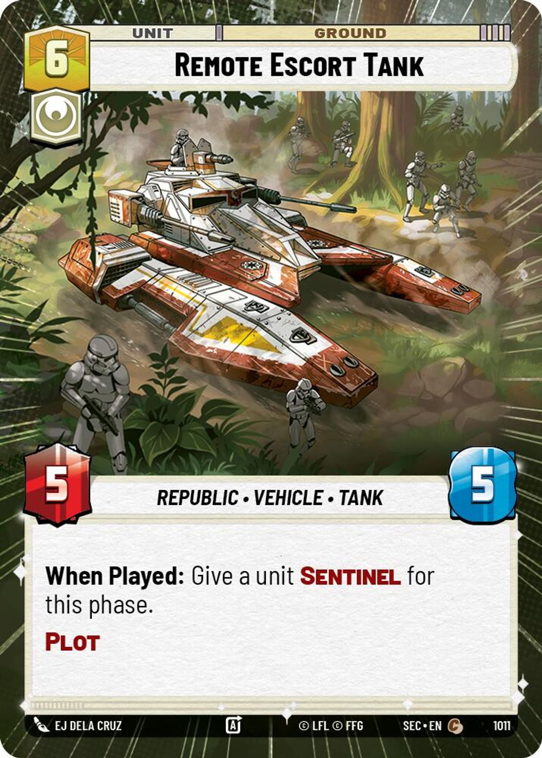 Remote Escort Tank #1011/264 from Secrets of Power