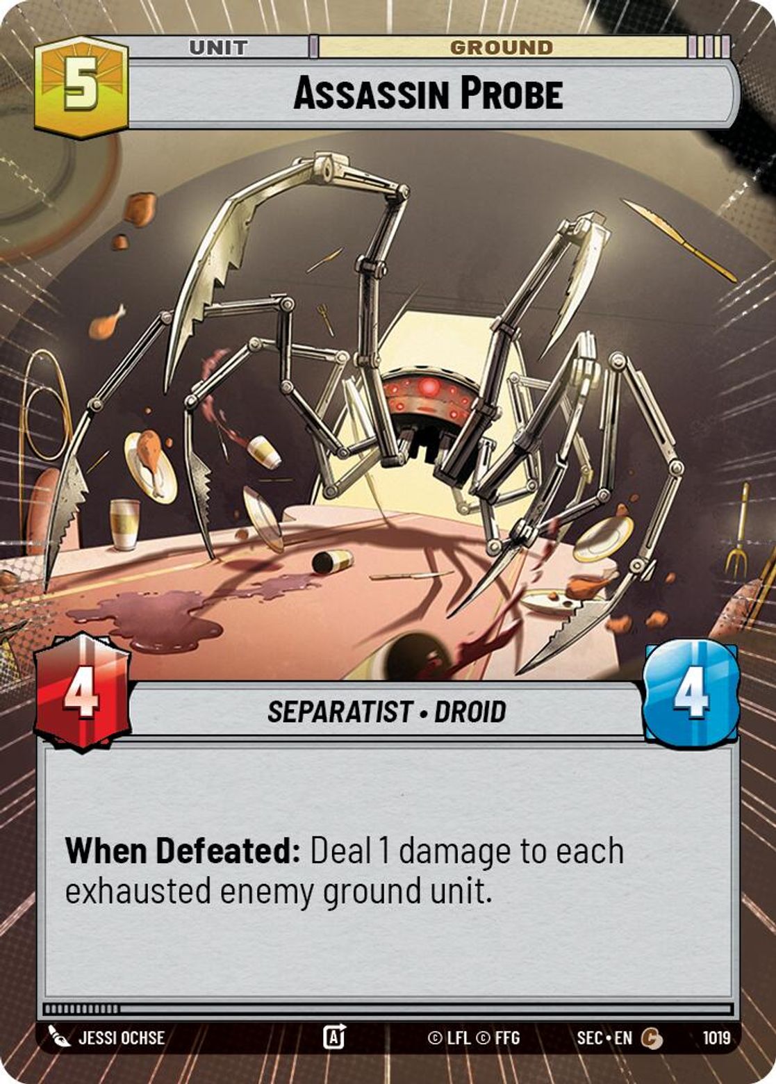 Assassin Probe #1019/264 from Secrets of Power