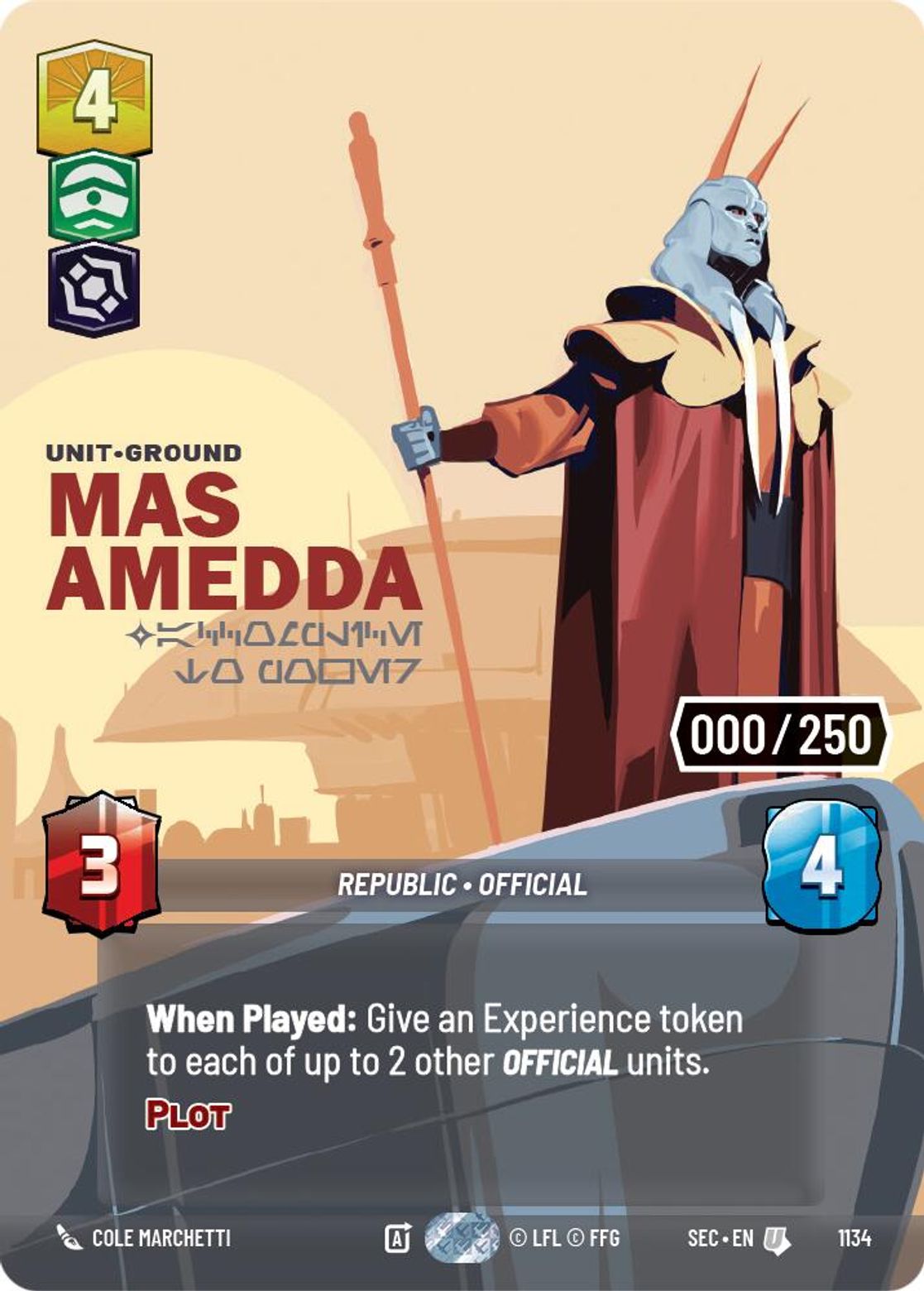 Mas Amedda — Accomplice to Power #1134/264 from Secrets of Power