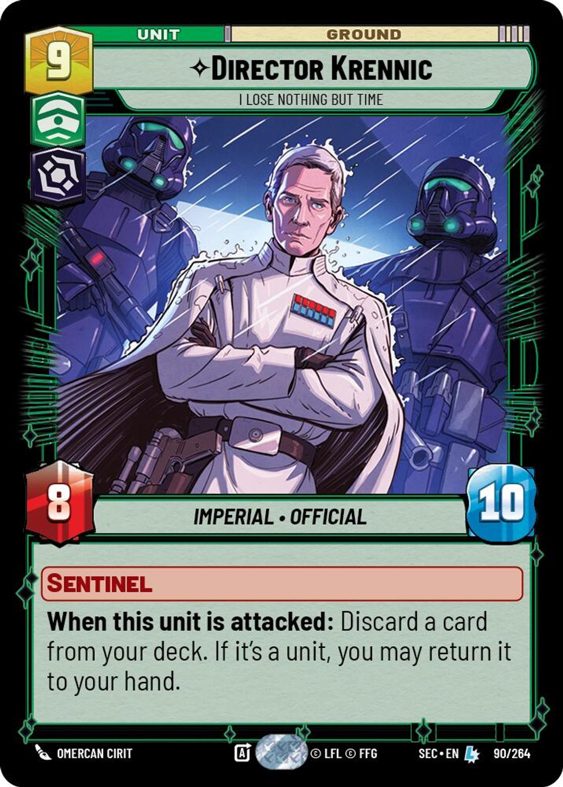 Director Krennic — I Lose Nothing But Time #090/264 from Secrets of Power