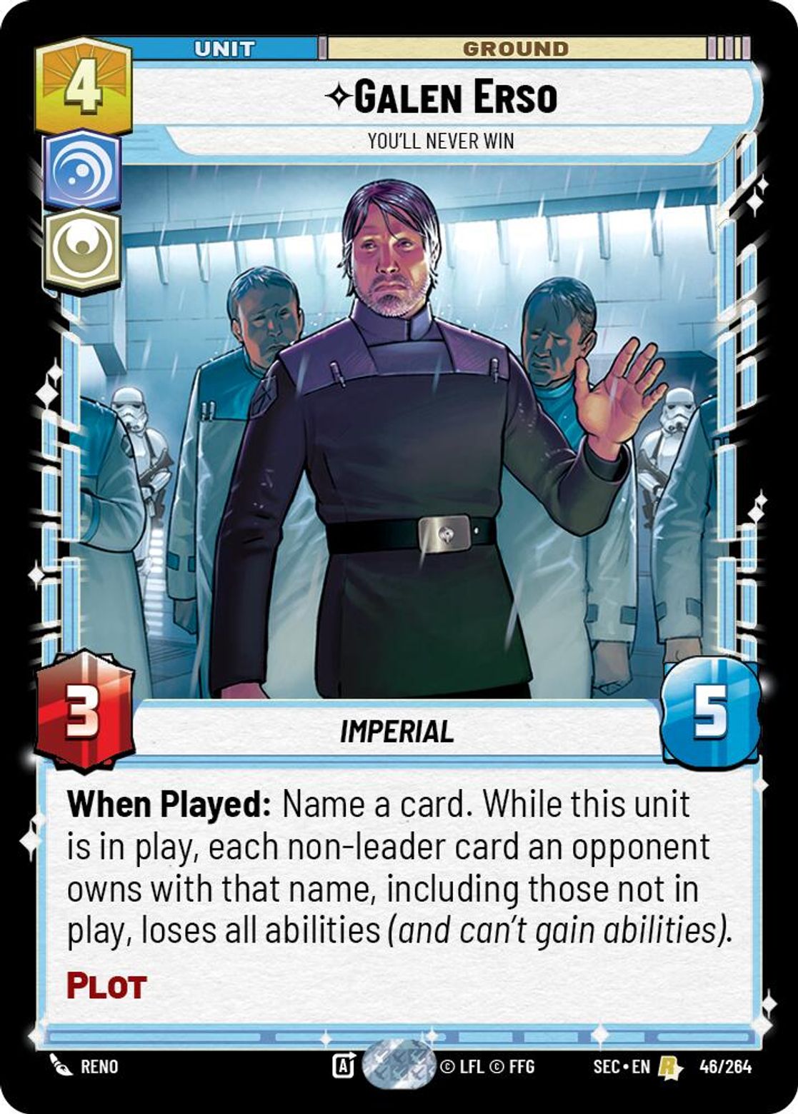 Galen Erso — You'll Never Win #046/264 from Secrets of Power