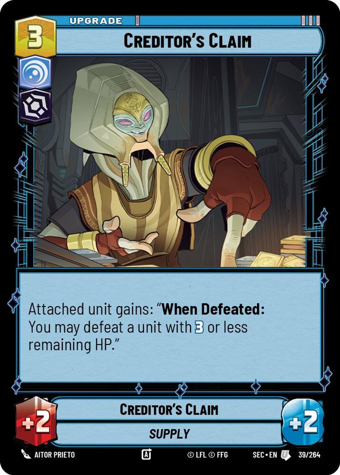 Creditor's Claim #039/264 from Secrets of Power