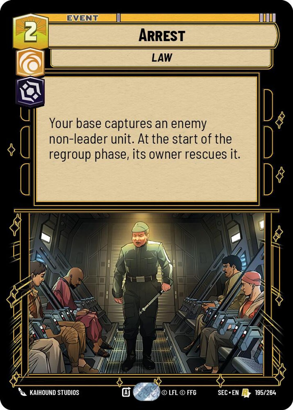 Arrest #195/264 from Secrets of Power