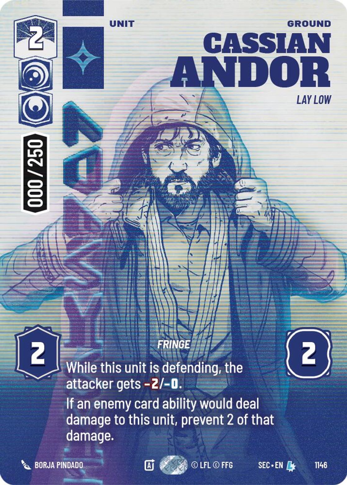 Cassian Andor — Lay Low #1146/264 from Secrets of Power