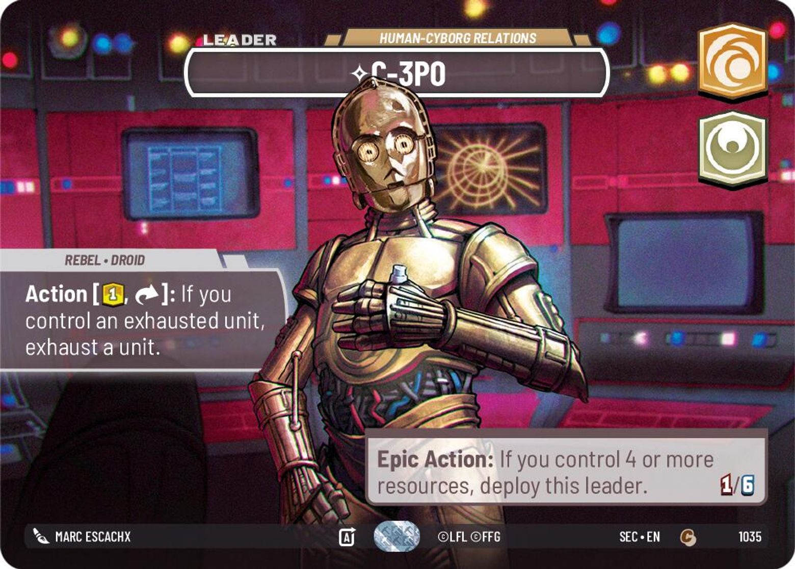 C-3P0 — Human-Cyborg Relations #1035/264 from Secrets of Power