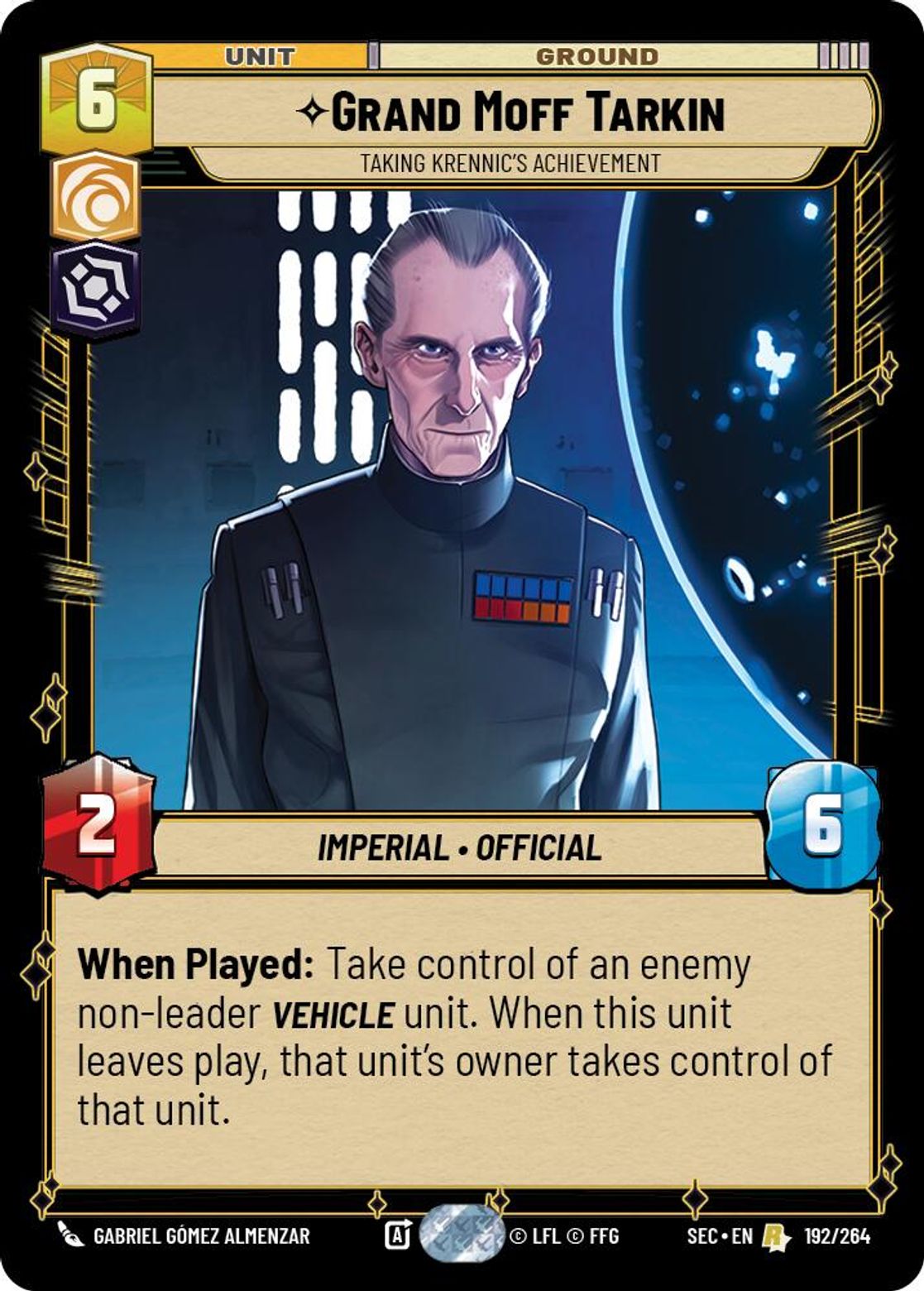 Grand Moff Tarkin — Taking Krennic's Achievement #192/264 from Secrets of Power