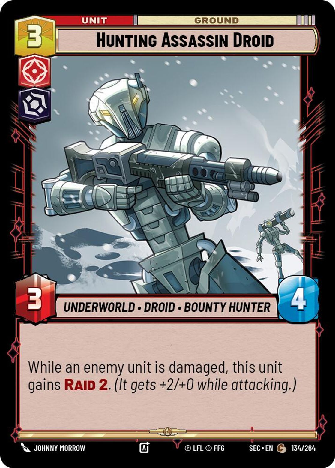 Hunting Assassin Droid #134/264 from Secrets of Power