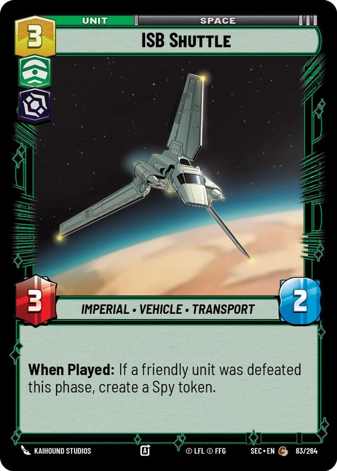 ISB Shuttle #083/264 from Secrets of Power