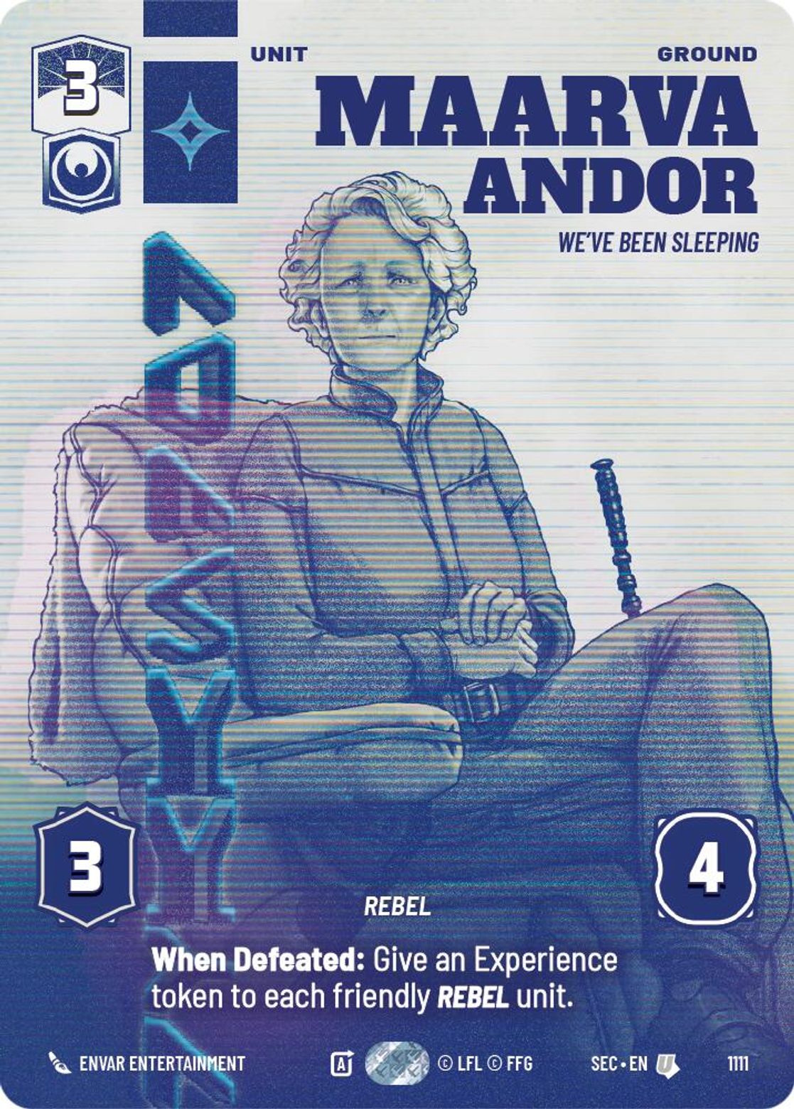Maarva Andor — We've Been Sleeping #1111/264 from Secrets of Power