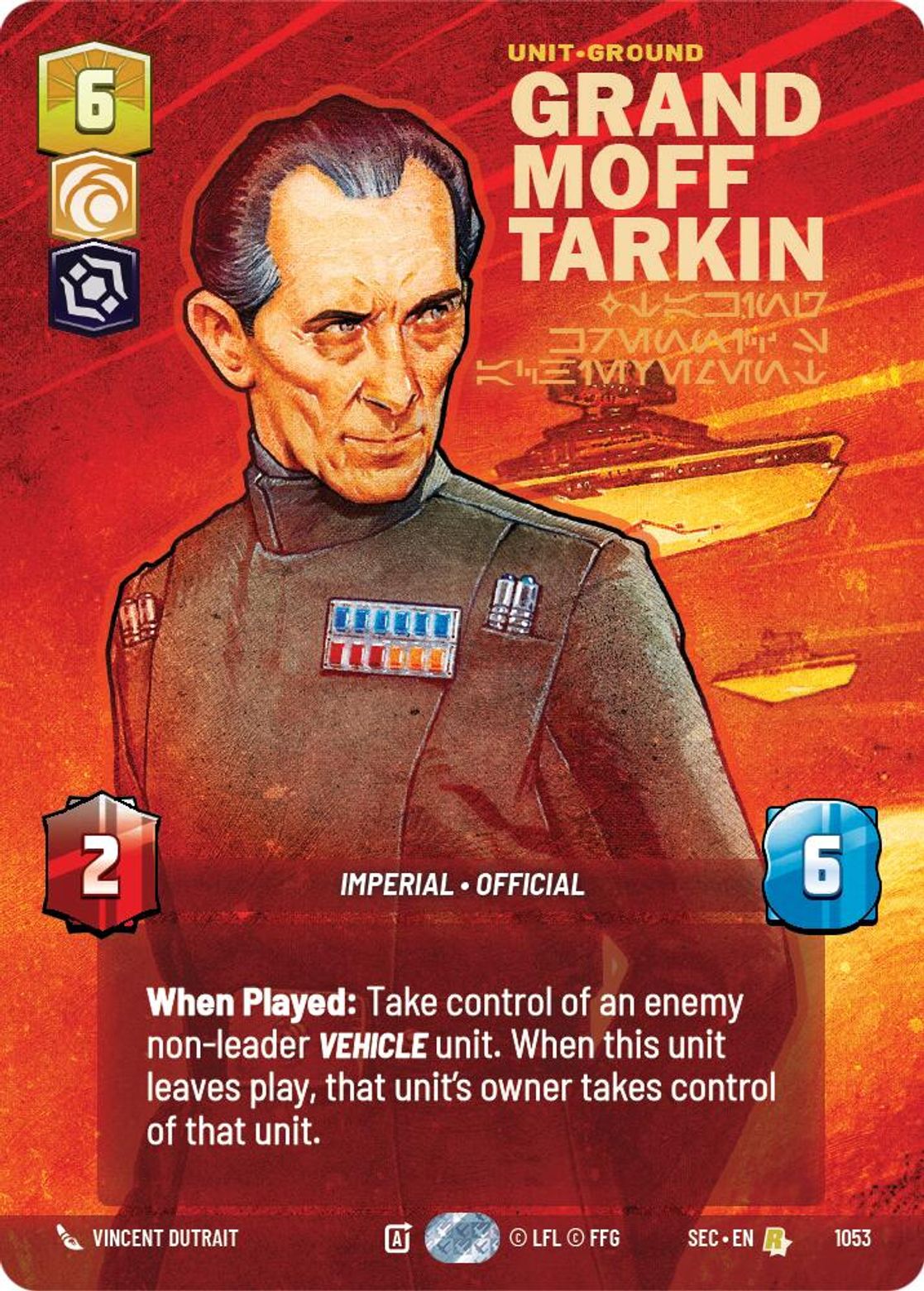 Grand Moff Tarkin — Taking Krennic's Achievement #1053/264 from Secrets of Power