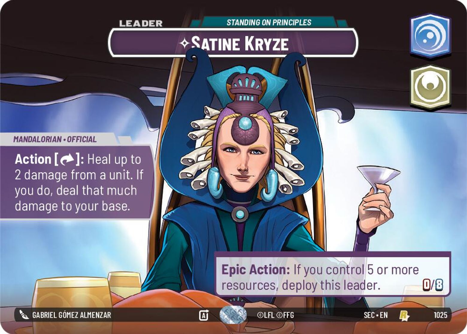 Satine Kryze — Standing on Principles #1025/264 from Secrets of Power