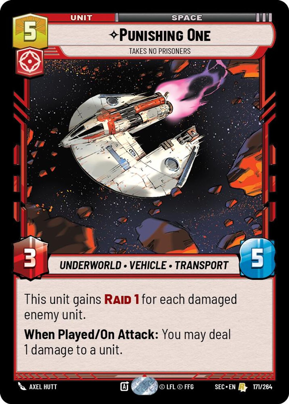 Punishing One — Takes No Prisoners #171/264 from Secrets of Power