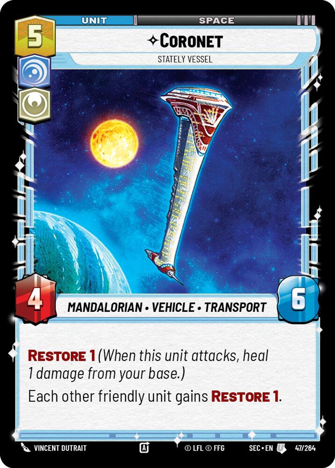 Coronet — Stately Vessel #047/264 from Secrets of Power