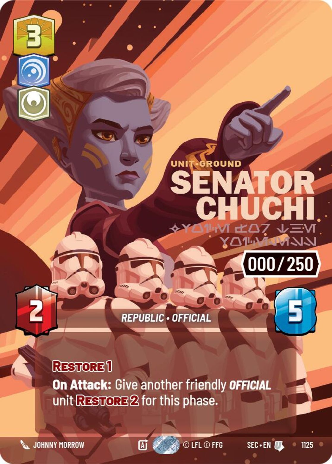 Senator Chuchi — Voice for the Voiceless #1125/264 from Secrets of Power