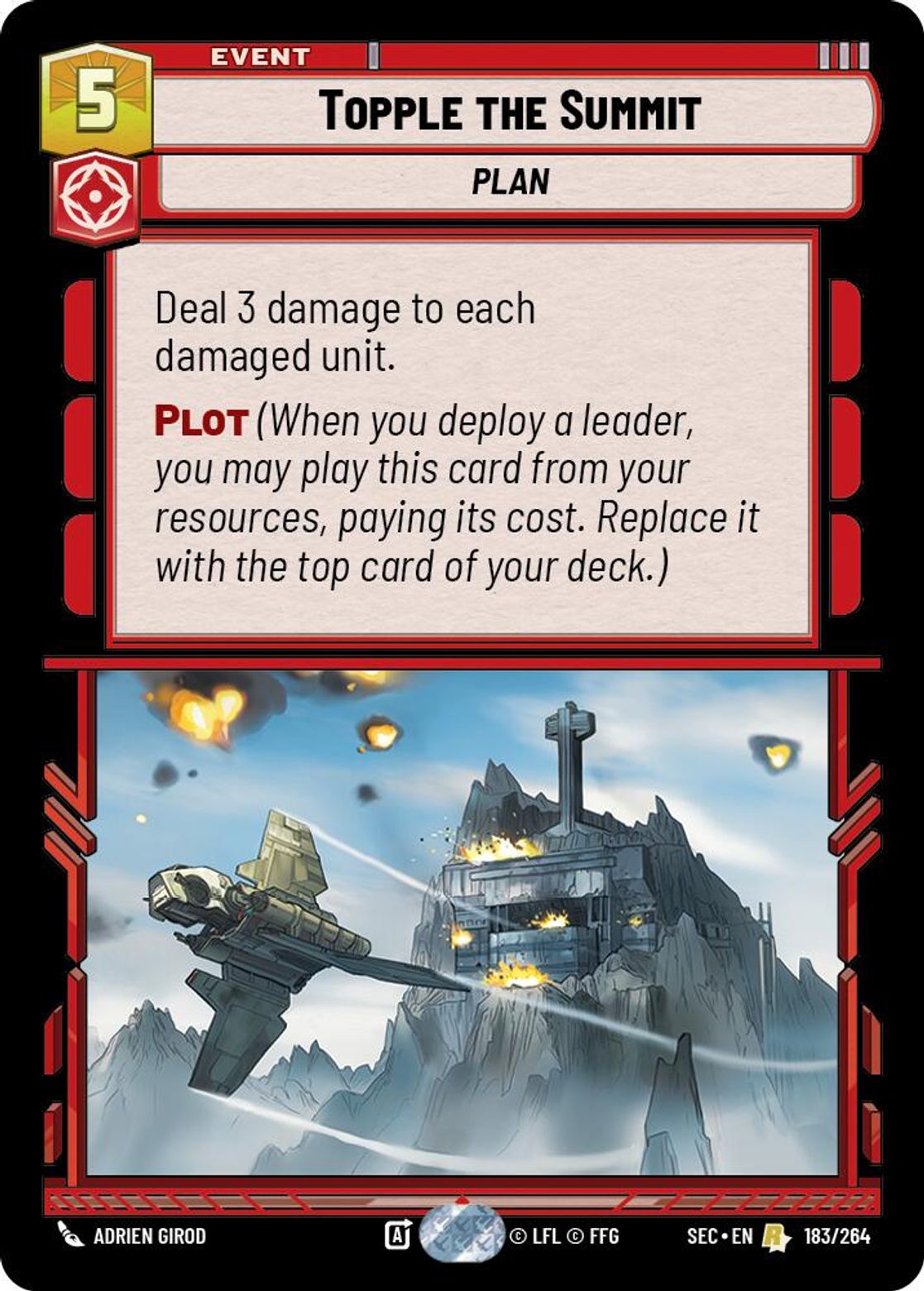 Topple the Summit #183/264 from Secrets of Power