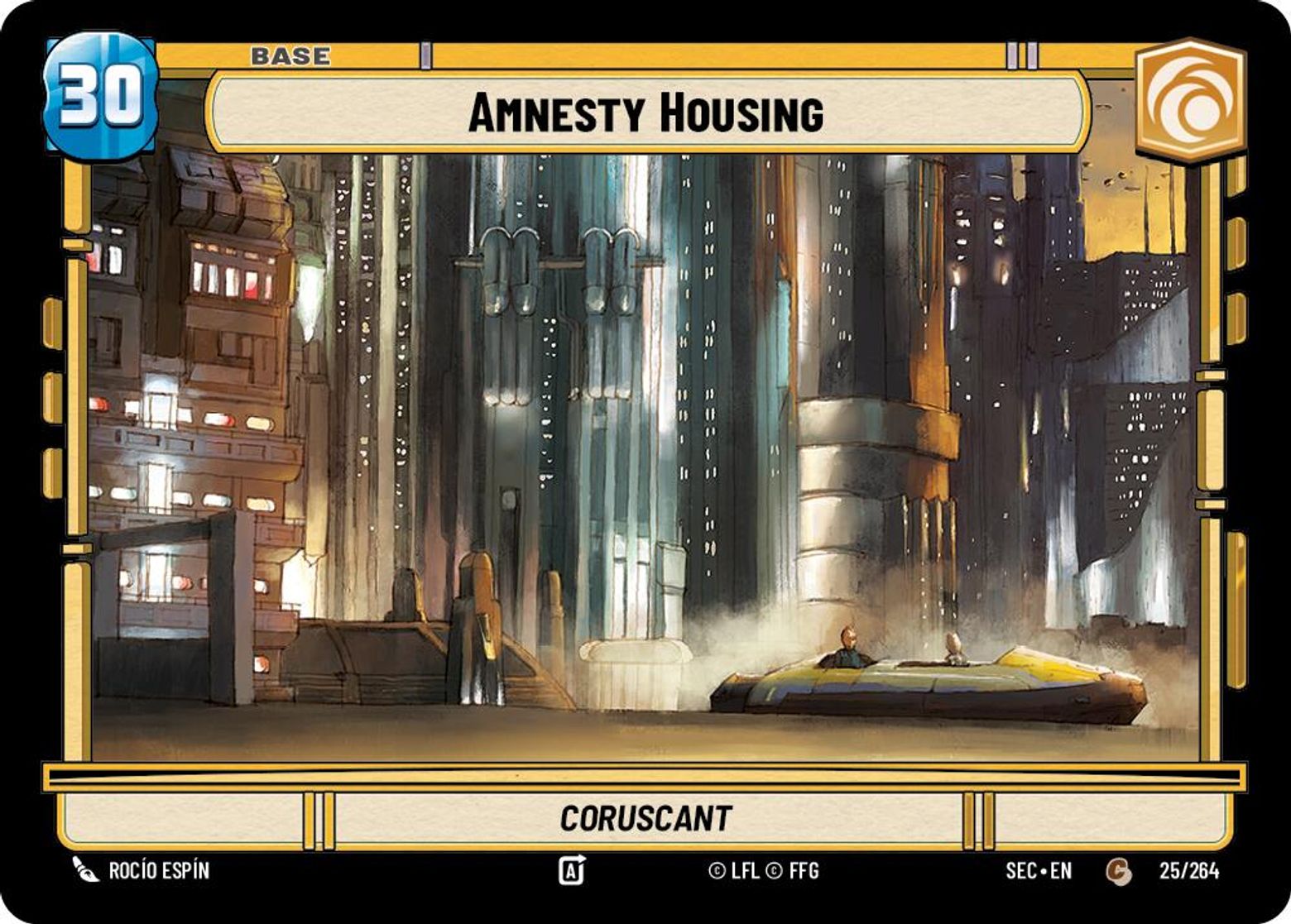 Amnesty Housing — Coruscant #025/264 from Secrets of Power