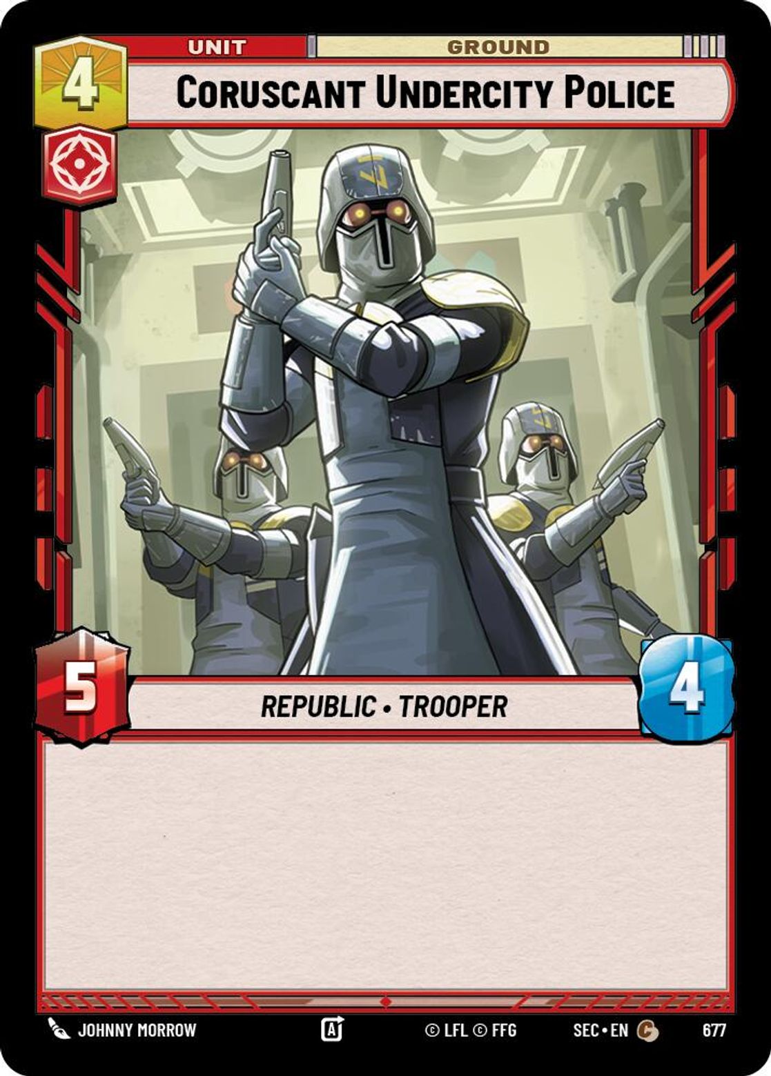 Coruscant Undercity Police #167/264 from Secrets of Power