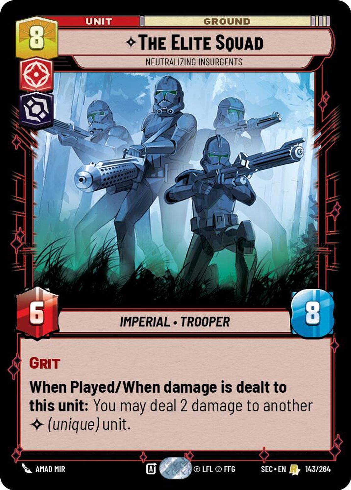 The Elite Squad — Neutralizing Insurgents #143/264 from Secrets of Power