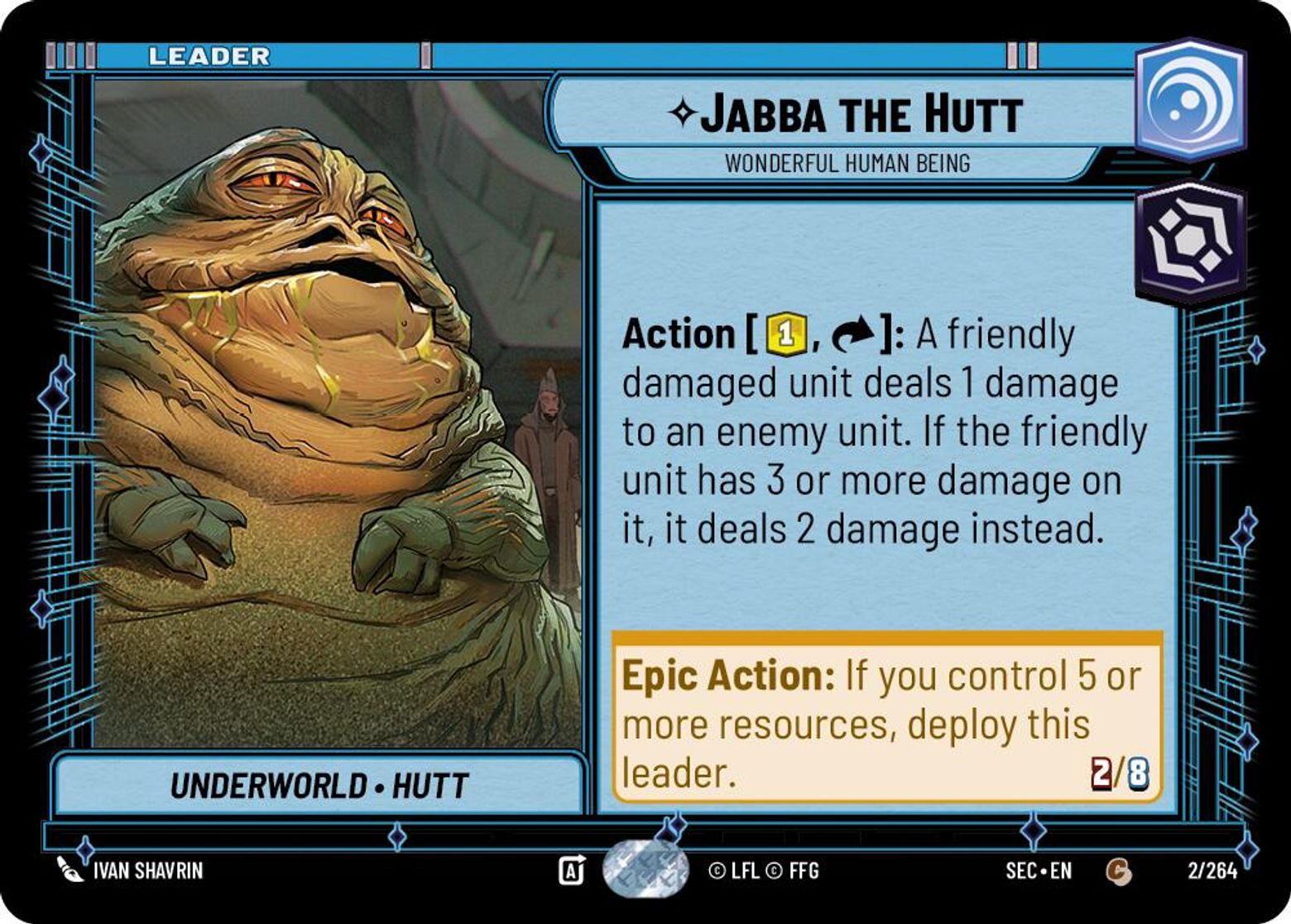 Jabba the Hutt — Wonderful Human Being #002/264 from Secrets of Power