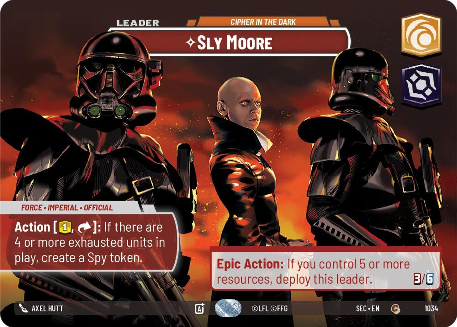 Sly Moore — Cipher in the Dark #1034/264 from Secrets of Power