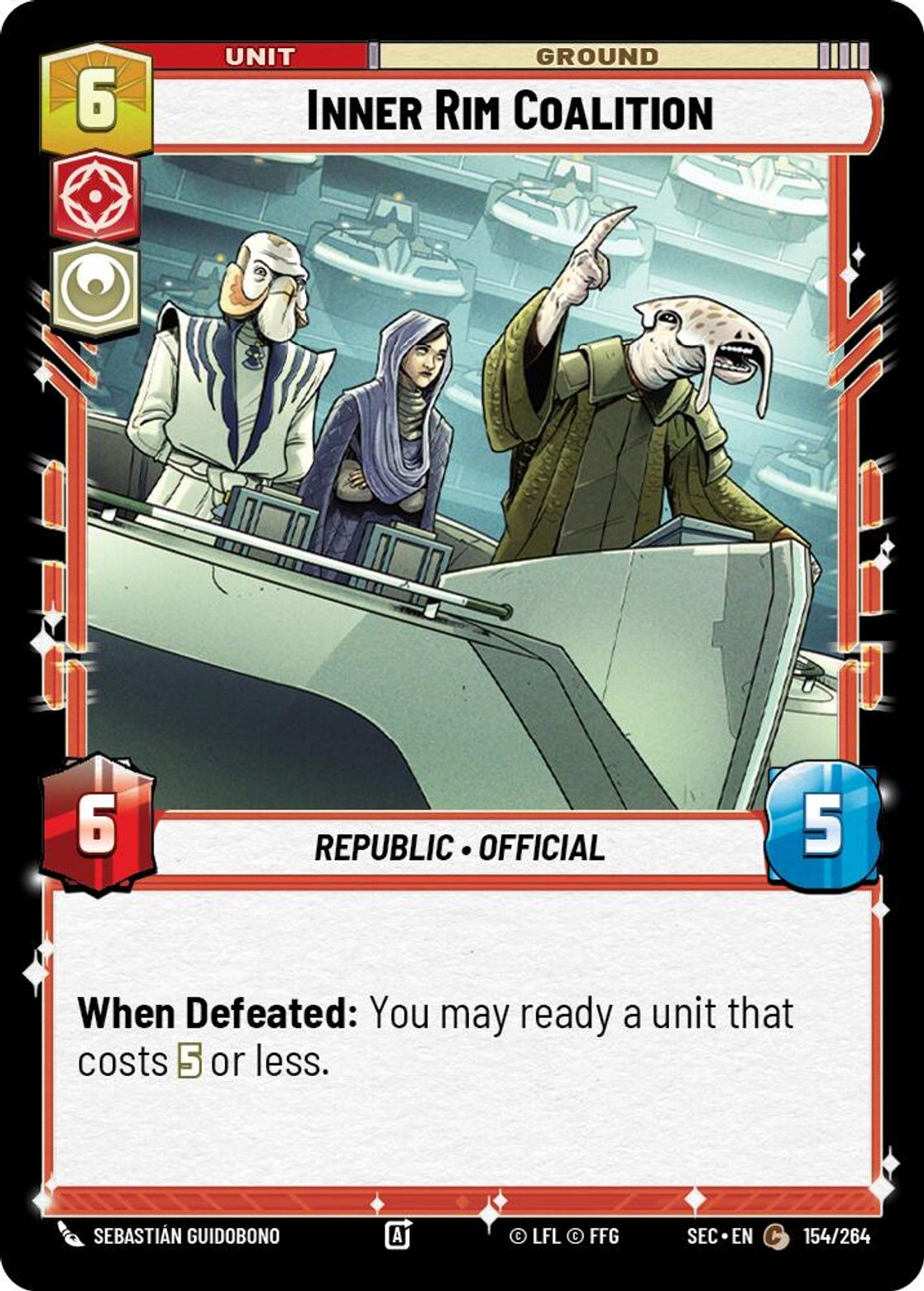 Inner Rim Coalition #154/264 from Secrets of Power
