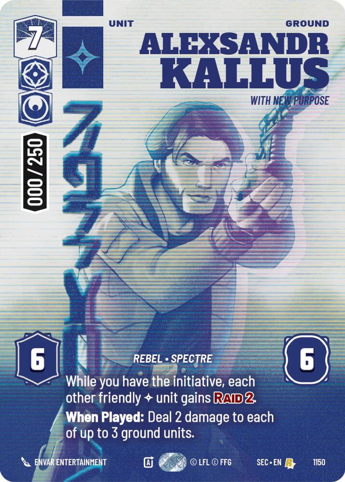 Alexsandr Kallus — With New Purpose #1150/264 from Secrets of Power