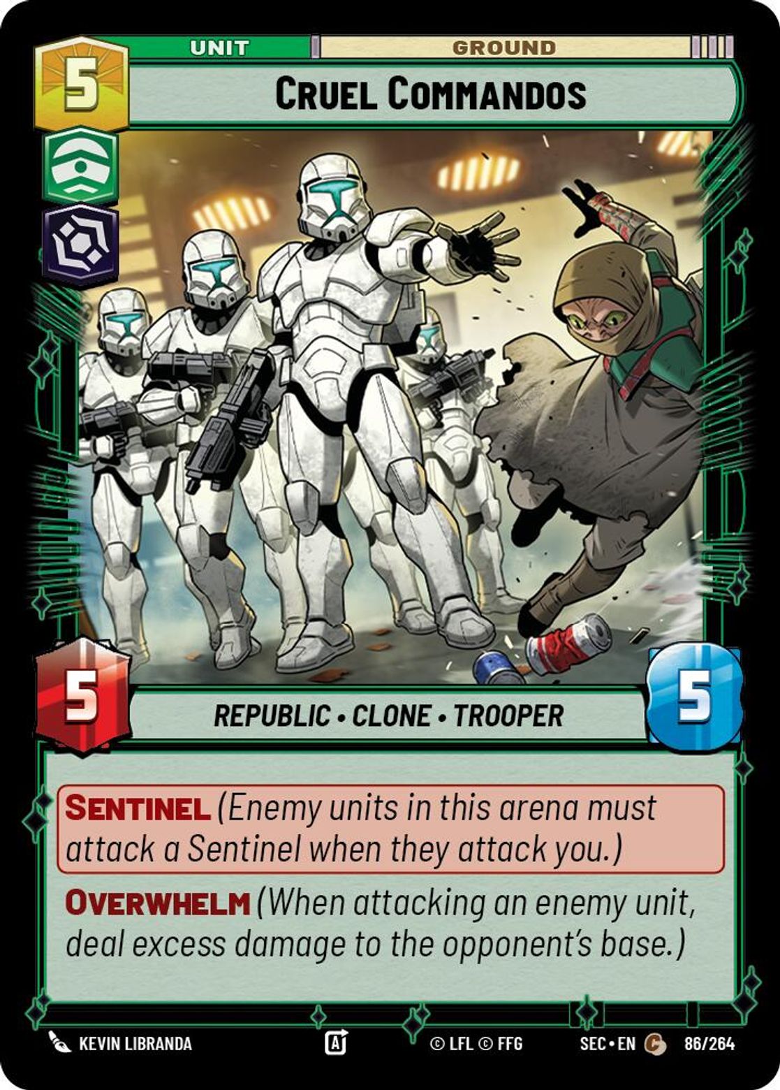 Cruel Commandos #086/264 from Secrets of Power