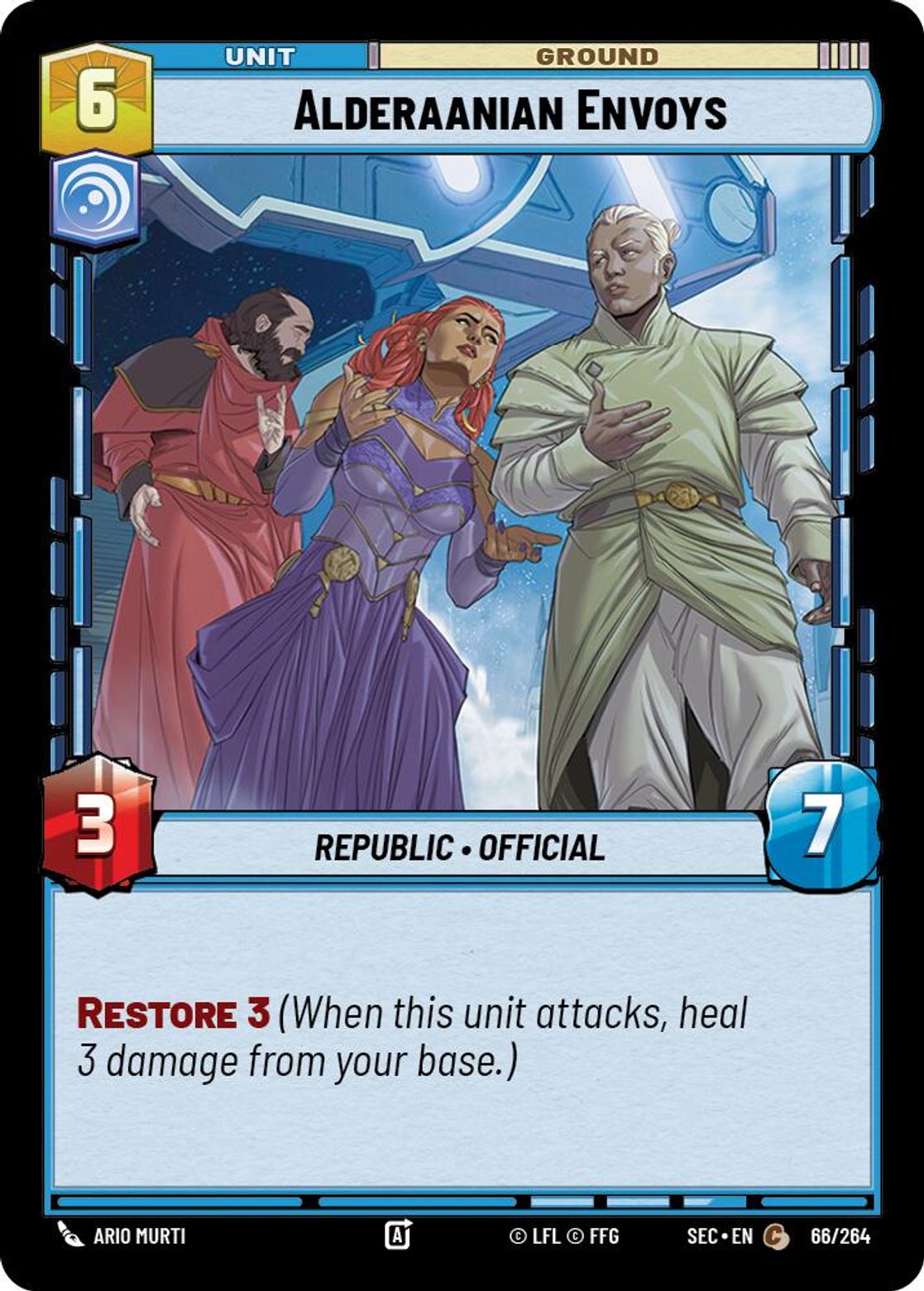 Alderaanian Envoys #066/264 from Secrets of Power
