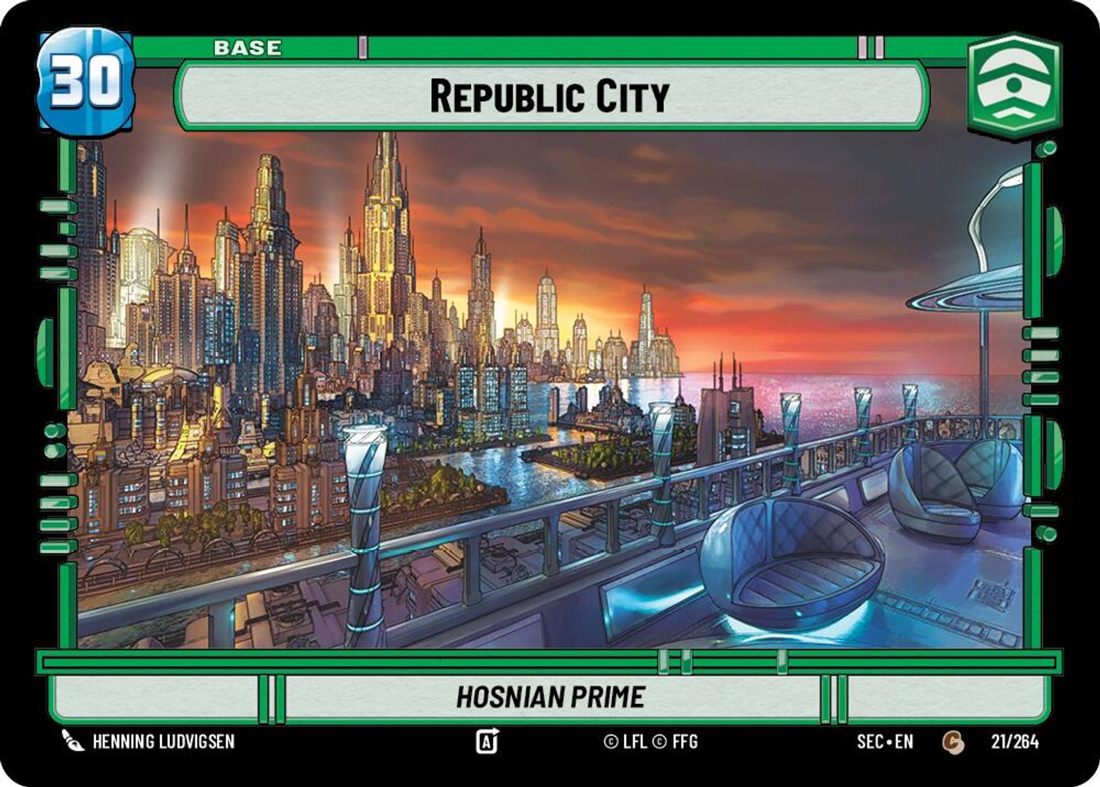 Republic City — Hosnian Prime #021/264 from Secrets of Power