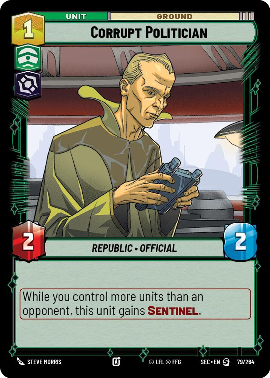 Corrupt Politician #079/264 from Secrets of Power